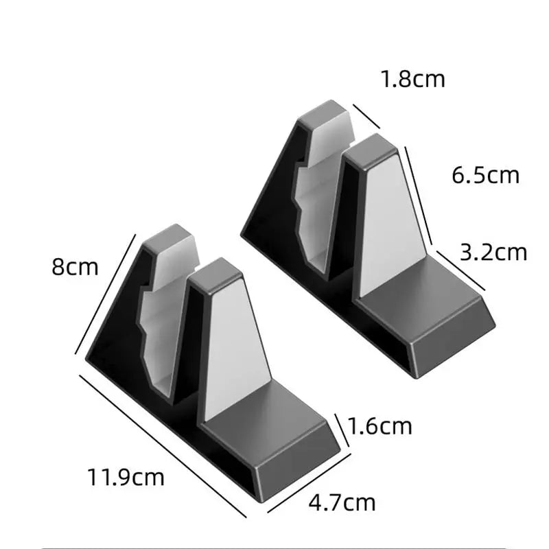 Universal Vertical Laptop Stand Desk Organizer Adjustable Notebook Holder Space Saving Design for Office and Study