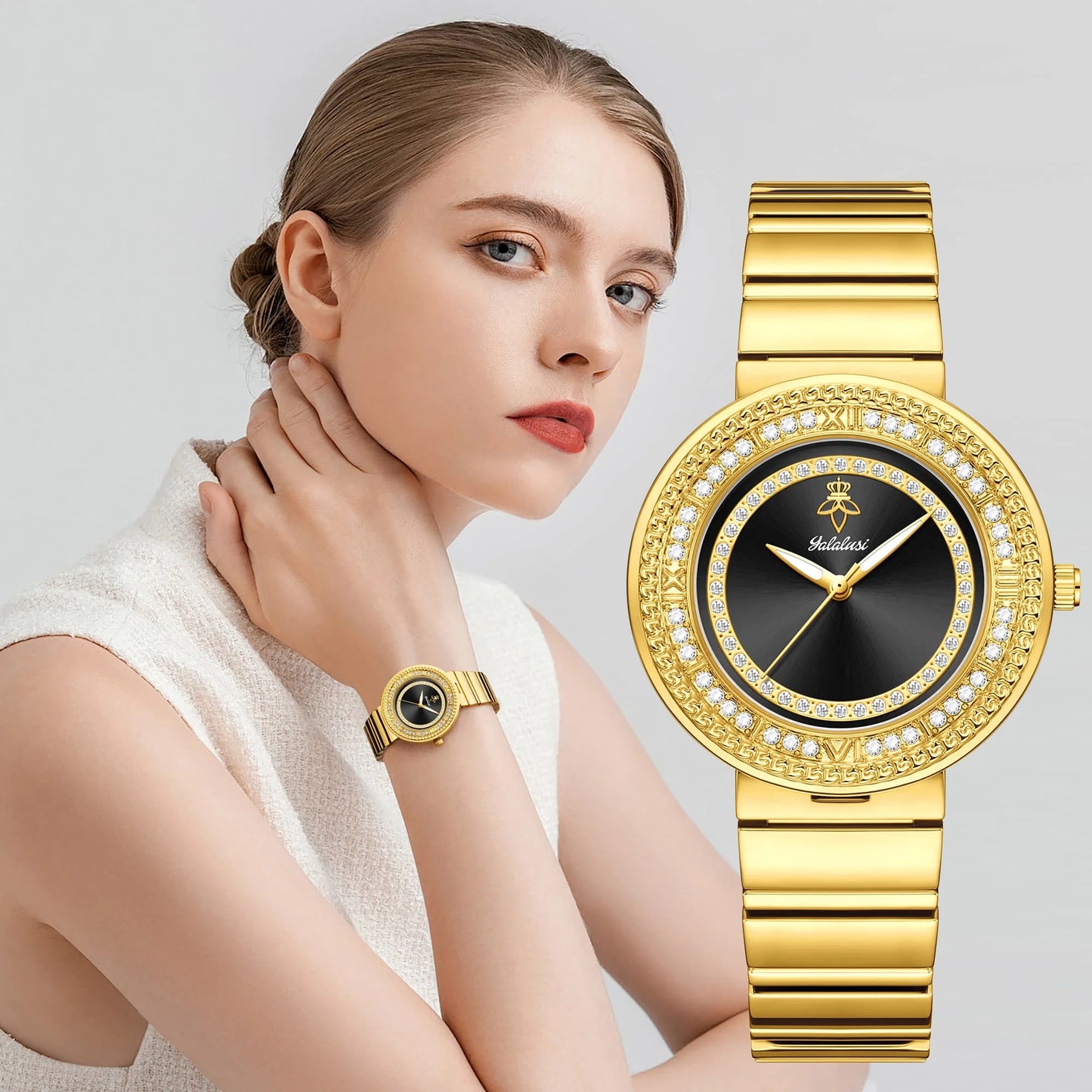 Women's Watch Brands: Luxury Diamond-Set Bracelet Watches, Fashionable Quartz Water-Resistant Timepieces, Gift Ideas Reloj Mujer