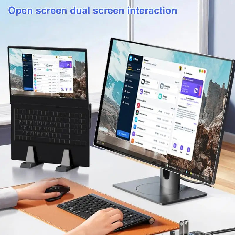 Universal Vertical Laptop Stand Desk Organizer Adjustable Notebook Holder Space Saving Design for Office and Study