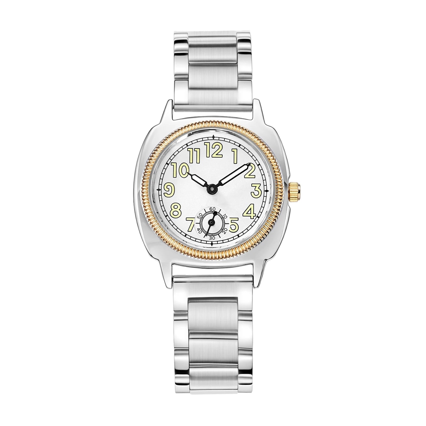 Women's Watch, A Stylish and Refined, Niche and Simple-Style Women's Watch With Stainless Steel Strap, Quartz Movement, A Unique