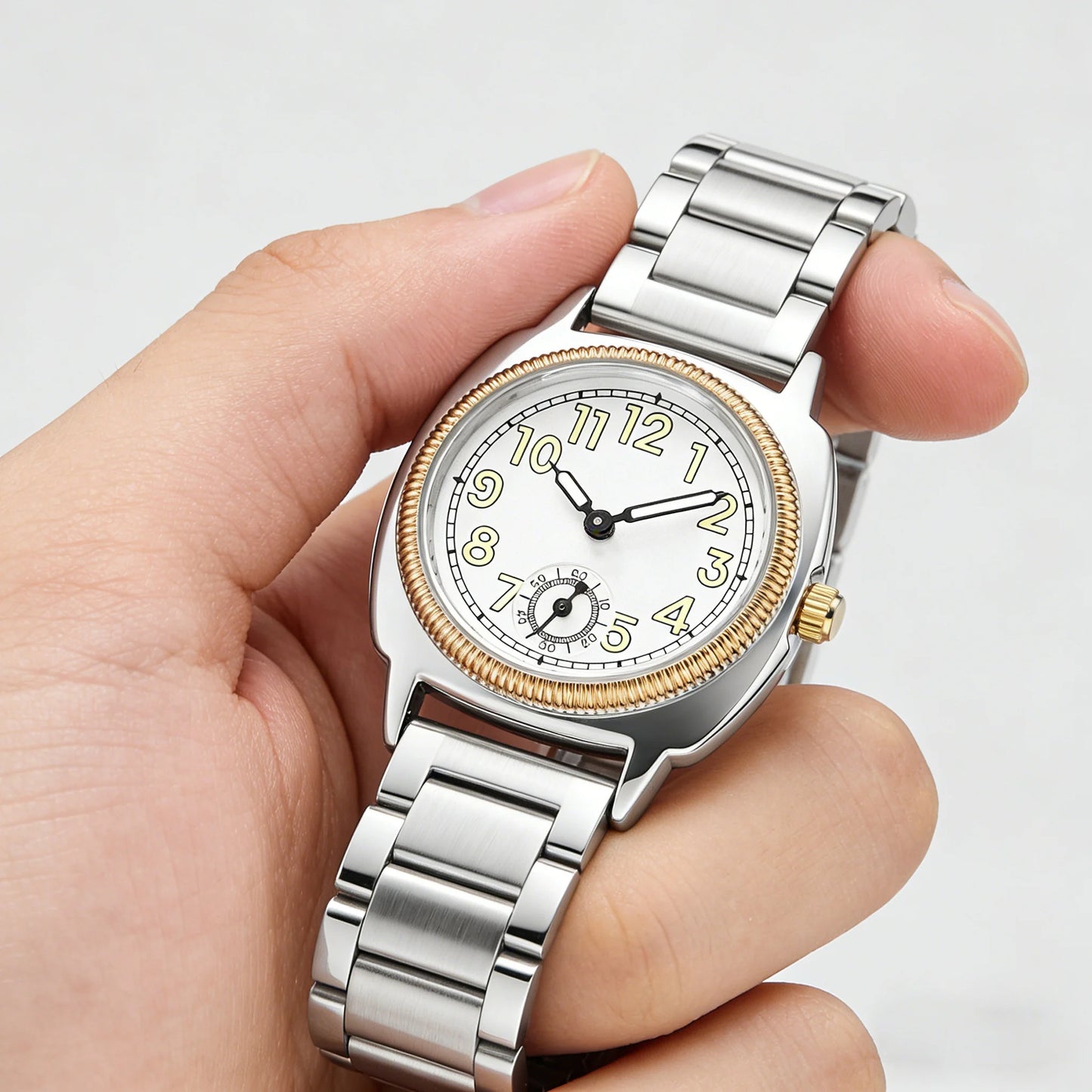 Women's Watch, A Stylish and Refined, Niche and Simple-Style Women's Watch With Stainless Steel Strap, Quartz Movement, A Unique