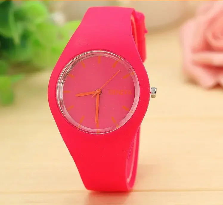 Women Watches Famous Brand Quartz Watch Women Fashion Casual Sports Silicone Wristwatch Hot Kobiet Zegarka