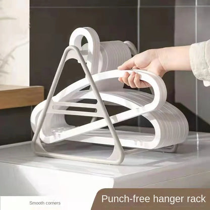 1pc Multi-functional Organizer for Home Hangers，Hanger Storage Racks, Clothes Clips Shelf, Hanger Stacker Organizer Stand
