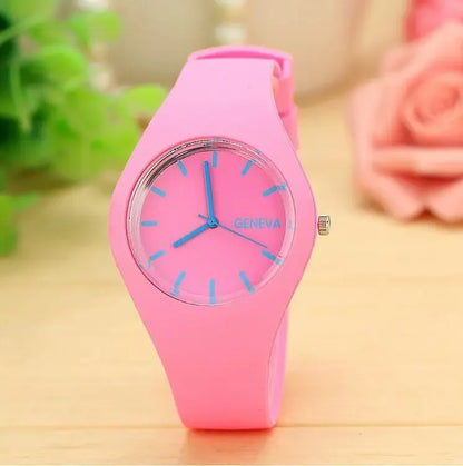 Women Watches Famous Brand Quartz Watch Women Fashion Casual Sports Silicone Wristwatch Hot Kobiet Zegarka