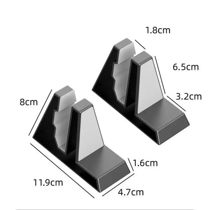 Universal Vertical Laptop Stand Desk Organizer Adjustable Notebook Holder Space Saving Design for Office and Study