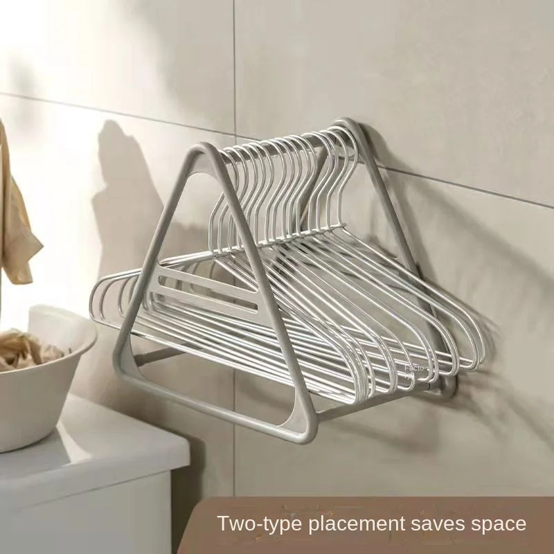 1pc Multi-functional Organizer for Home Hangers，Hanger Storage Racks, Clothes Clips Shelf, Hanger Stacker Organizer Stand