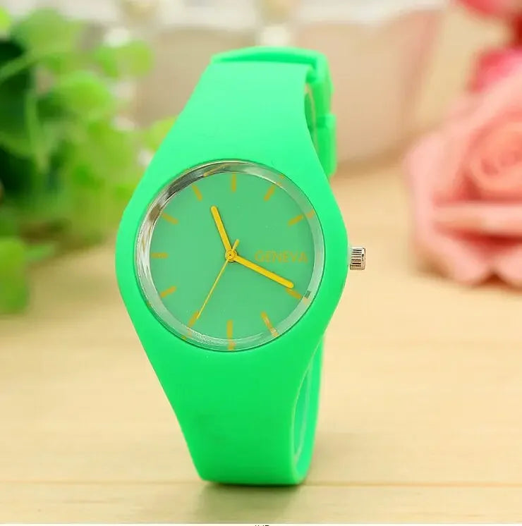 Women Watches Famous Brand Quartz Watch Women Fashion Casual Sports Silicone Wristwatch Hot Kobiet Zegarka
