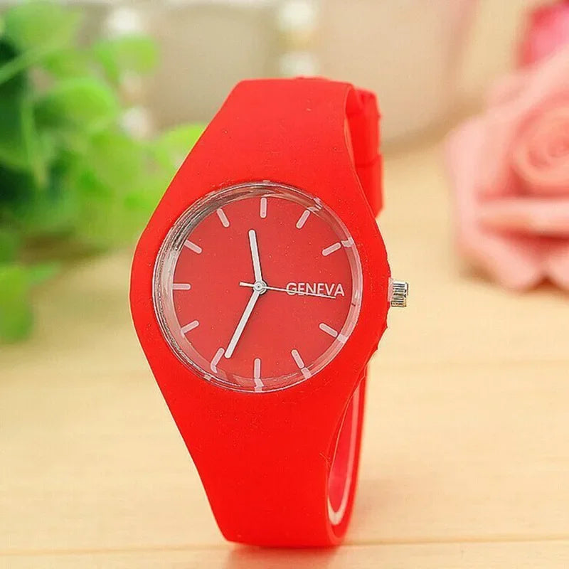 Women Watches Famous Brand Quartz Watch Women Fashion Casual Sports Silicone Wristwatch Hot Kobiet Zegarka