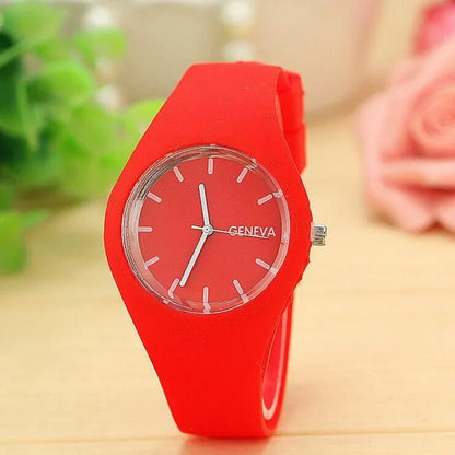 Women Watches Famous Brand Quartz Watch Women Fashion Casual Sports Silicone Wristwatch Hot Kobiet Zegarka