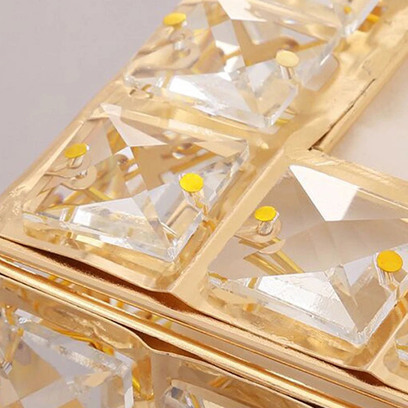 1pcs Clear Tissue Box Decorative Tissue Holder for Living Room Coffee Table Desktop Home Decor Organizer