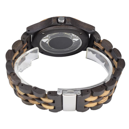 Wooden Watches for Men Handmade  Engraved Wood Watch Analog Quartz Men's Wooden Watch
