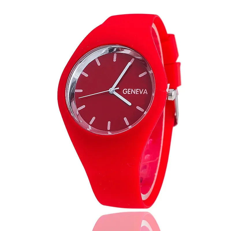 Women Watches Famous Brand Quartz Watch Women Fashion Casual Sports Silicone Wristwatch Hot Kobiet Zegarka