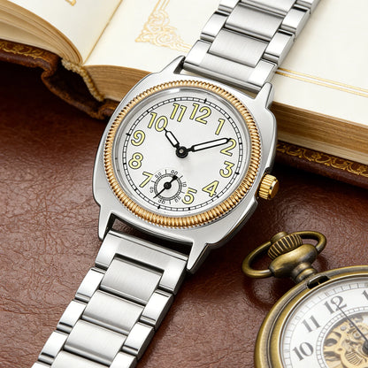 Women's Watch, A Stylish and Refined, Niche and Simple-Style Women's Watch With Stainless Steel Strap, Quartz Movement, A Unique