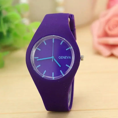Women Watches Famous Brand Quartz Watch Women Fashion Casual Sports Silicone Wristwatch Hot Kobiet Zegarka