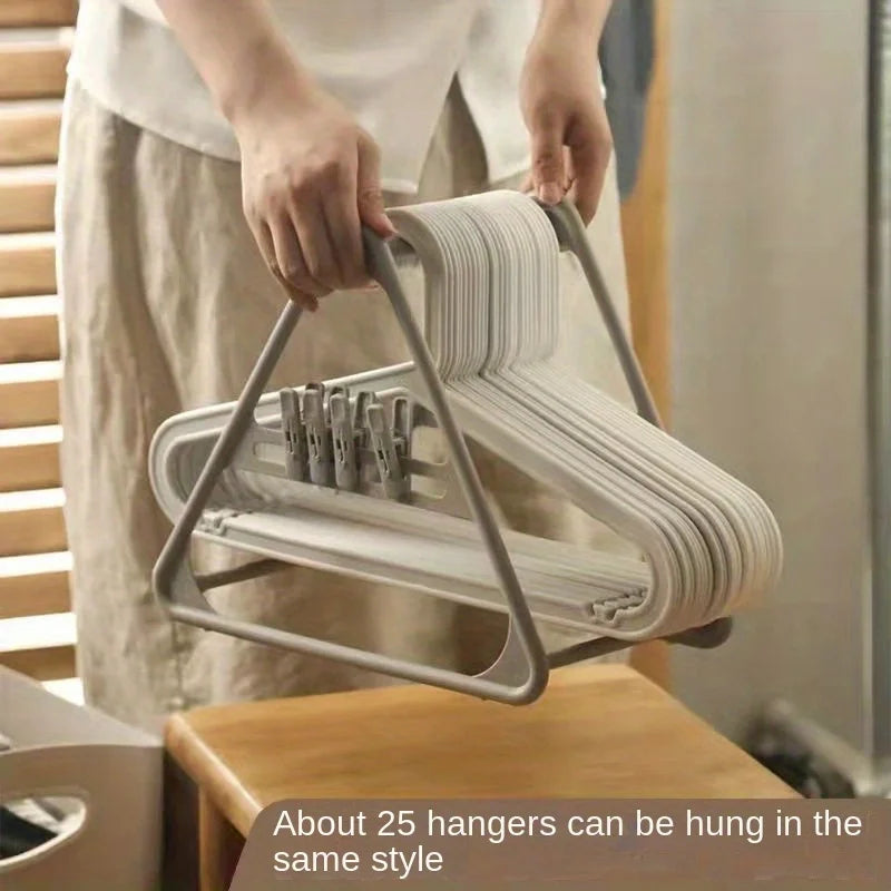 1pc Multi-functional Organizer for Home Hangers，Hanger Storage Racks, Clothes Clips Shelf, Hanger Stacker Organizer Stand