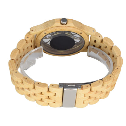 Wooden Watches for Men Handmade  Engraved Wood Watch Analog Quartz Men's Wooden Watch