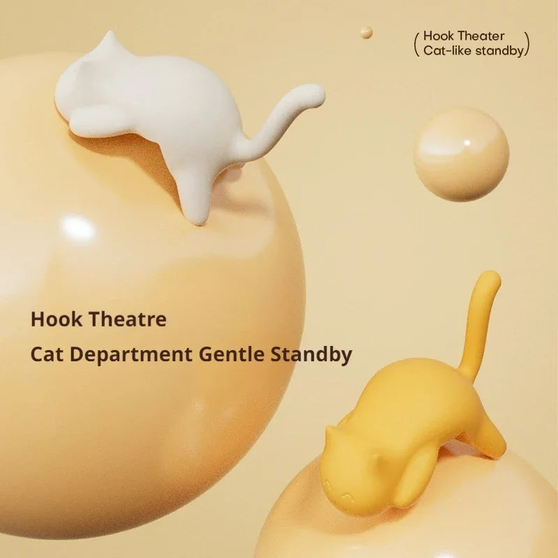 Fun Cat Design Key Hooks for Desk Table Edge Office Bag Storage Kawaii Home Decor Organizer Cute Space Saving Accessory