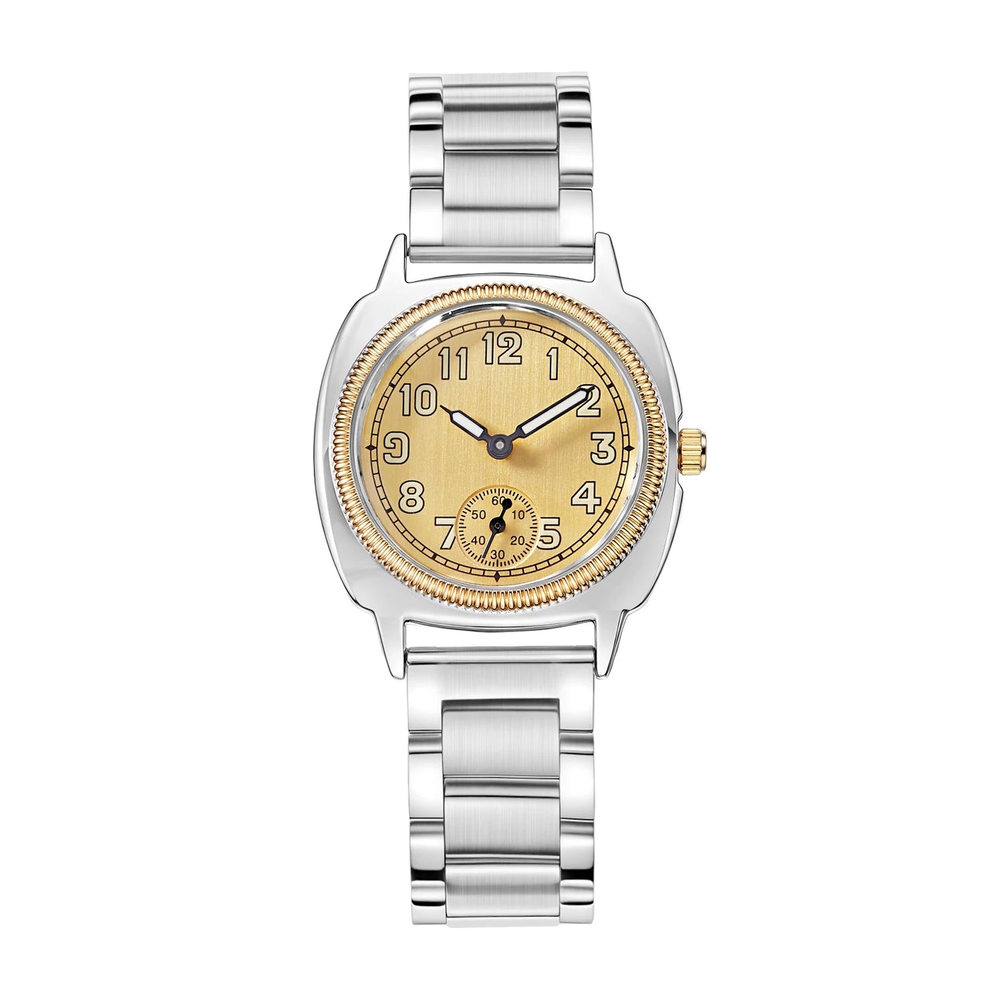 Women's Watch, A Stylish and Refined, Niche and Simple-Style Women's Watch With Stainless Steel Strap, Quartz Movement, A Unique
