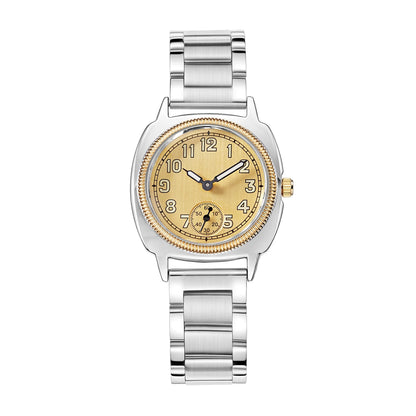 Women's Watch, A Stylish and Refined, Niche and Simple-Style Women's Watch With Stainless Steel Strap, Quartz Movement, A Unique