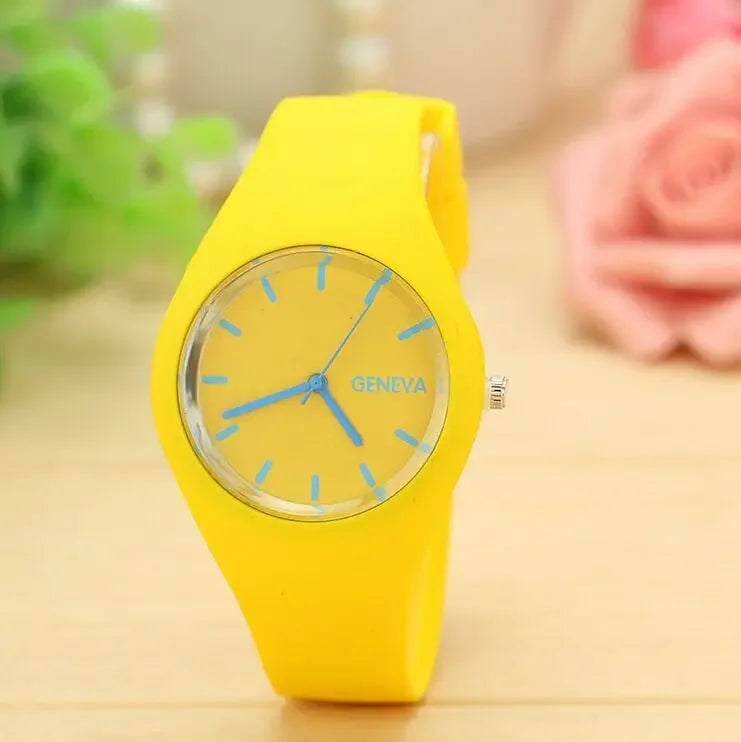 Women Watches Famous Brand Quartz Watch Women Fashion Casual Sports Silicone Wristwatch Hot Kobiet Zegarka