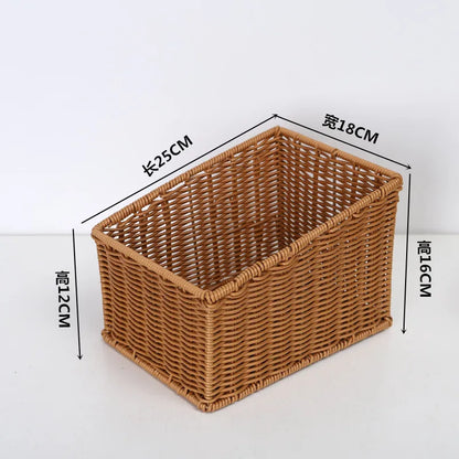 Rattan Woven Fruit Basket Cute Shape Fruit Bowls Tray Vegetable Snack Basket Novelty Animal Shaped Home Decor Organizer Handmade