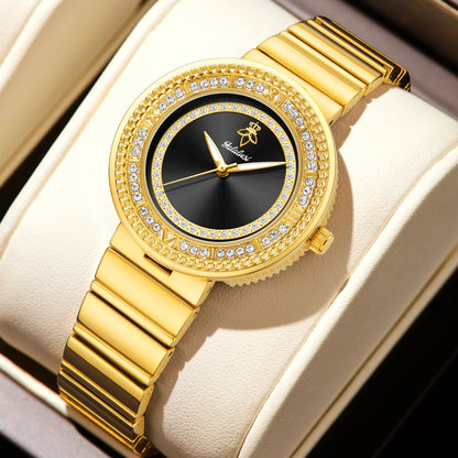 Women's Watch Brands: Luxury Diamond-Set Bracelet Watches, Fashionable Quartz Water-Resistant Timepieces, Gift Ideas Reloj Mujer