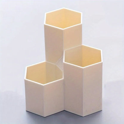 Pen Holder Pen Organizer, Clear Pencil Organizer Cup for Countertop Desk Accessory Storage Home Office and School