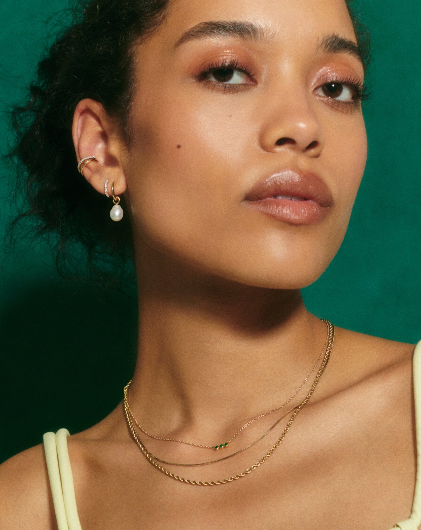 Solid Gold Classic Rope Chain Necklace
