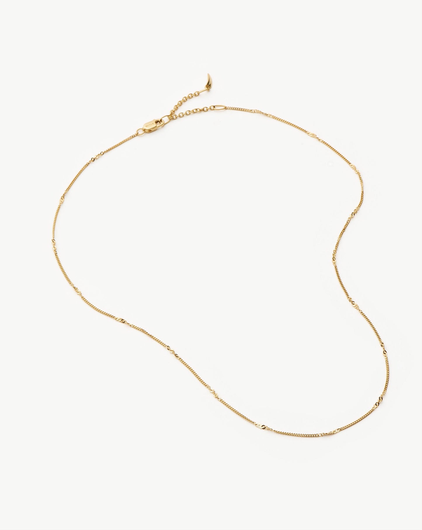 Solid Gold Twisted Curb Chain Choker